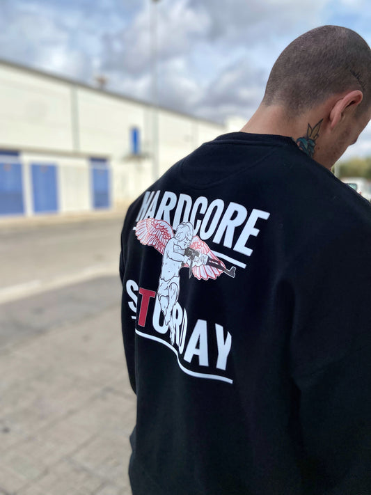 Sudadera BLACK Ángel armado
